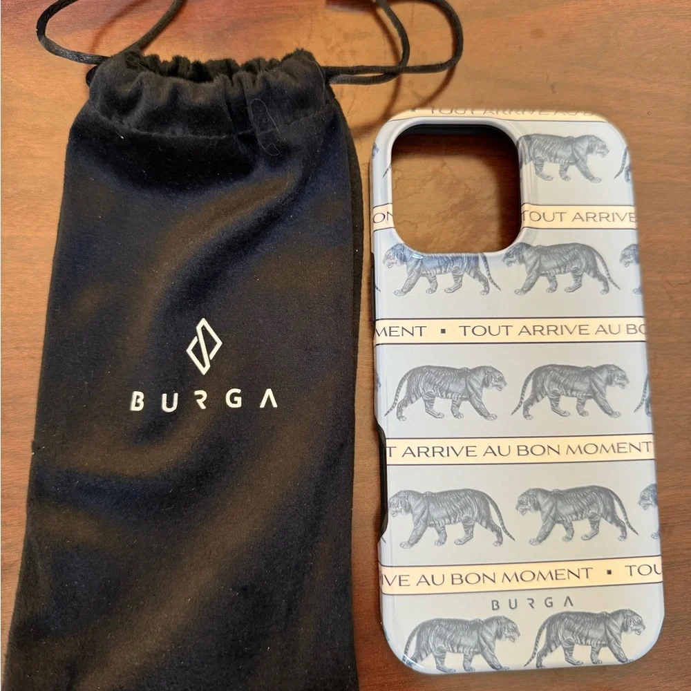 BURGA Tiger Print ‘Bon Moment’ iPhone Case